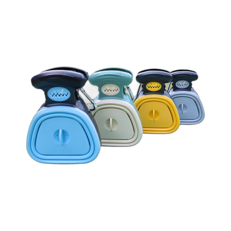 Portable dog poop scooper with bag dispenser, view 5