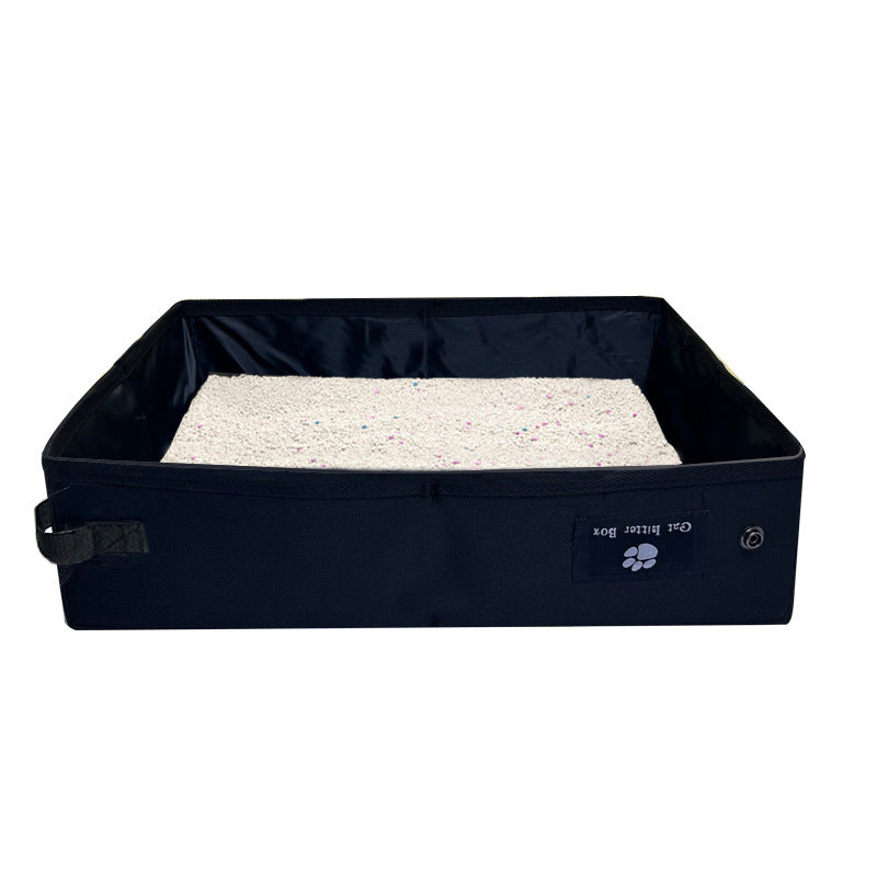 Portable folding cat litter box, view 5