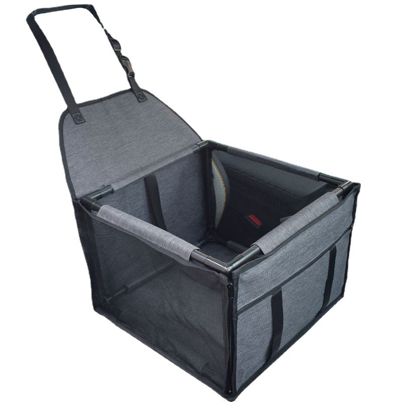 Pet car seat carrier with waterproof mat, view 5