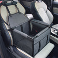 Pet car seat carrier with waterproof mat – Black/Gray