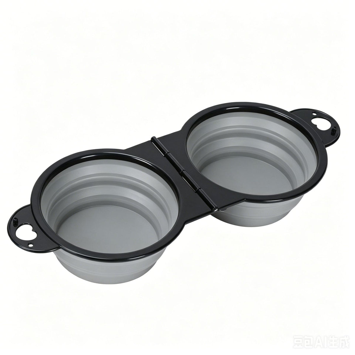 Collapsible travel pet bowl – TPE, Gray