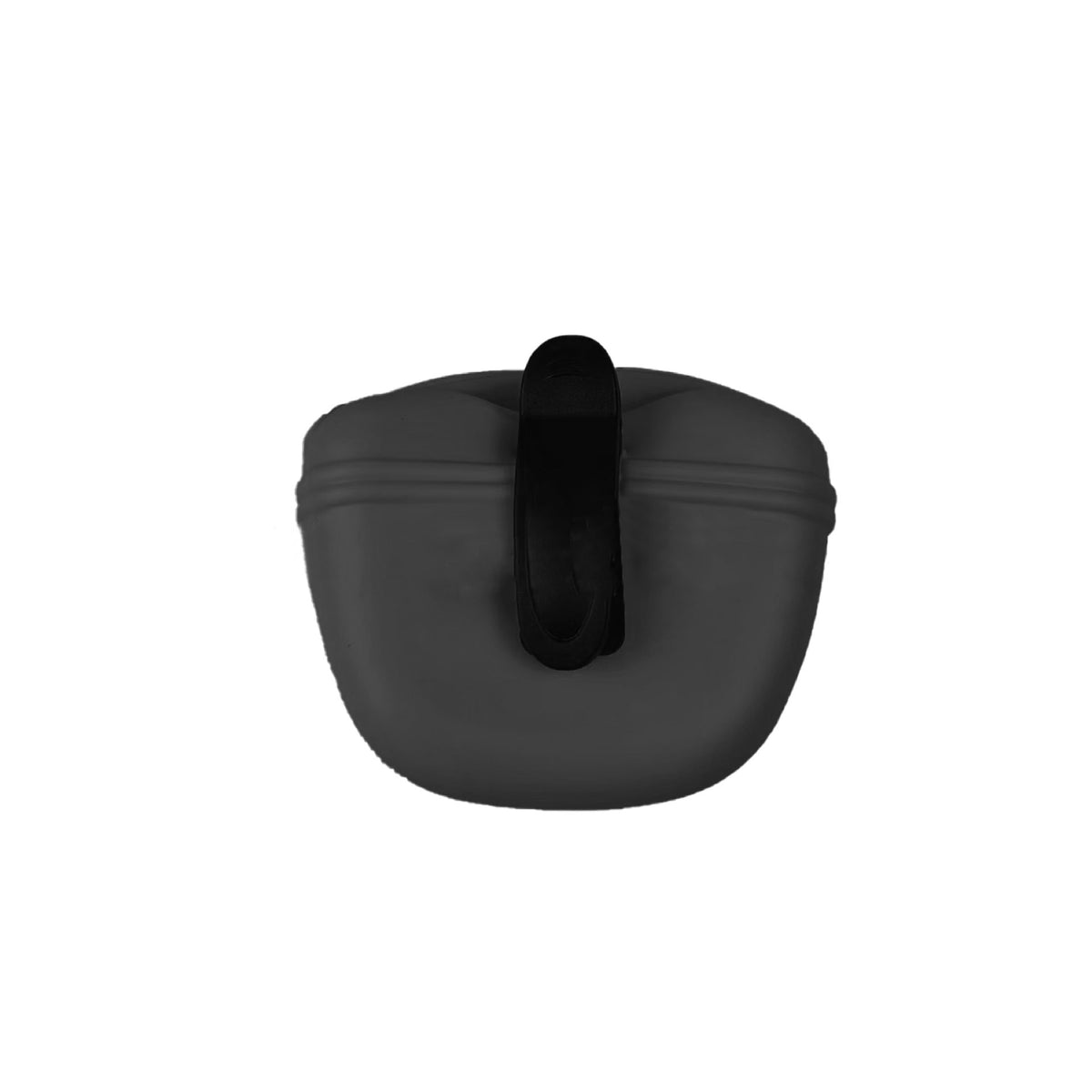 Silicone dog treat pouch for training – Black