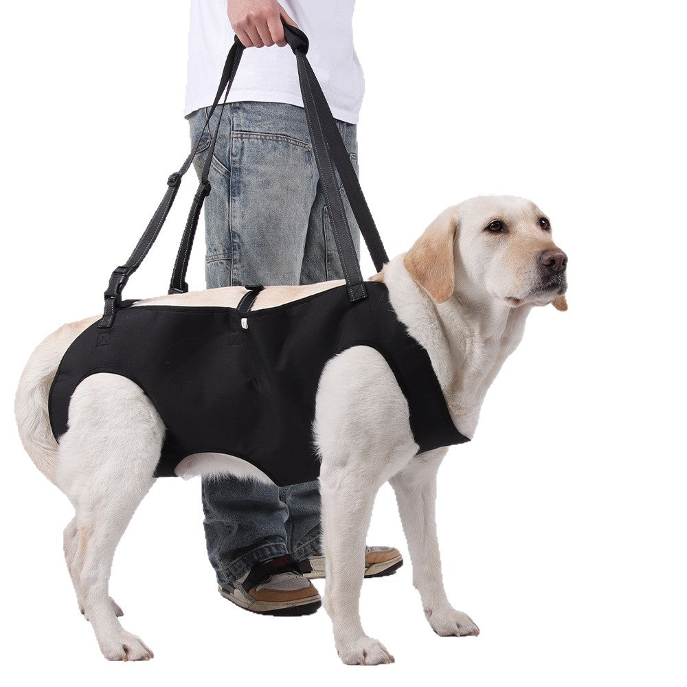Black dog lift support harness, view 3