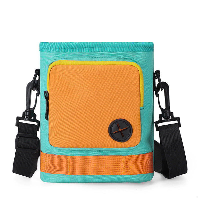 Dog training treat pouch – Orange/Green