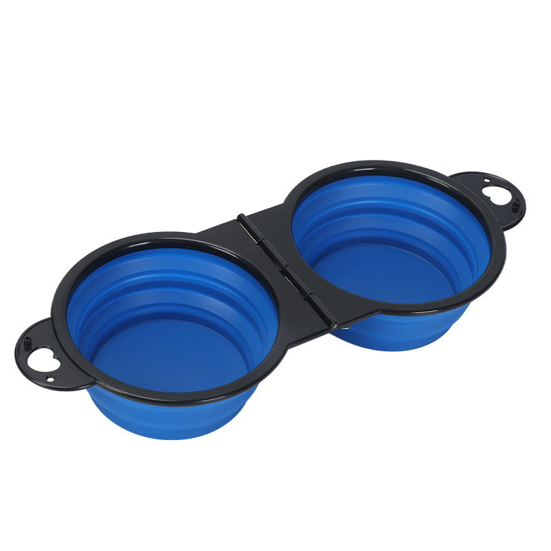 Collapsible travel pet bowl – TPE, Blue