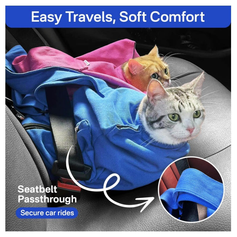 Cat carrier shoulder bag, view 4