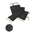 Waterproof pet car seat mat with orange trim – Black with Orange Trim